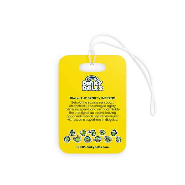 Blaze: THE SPORTY INFERNO bag tag