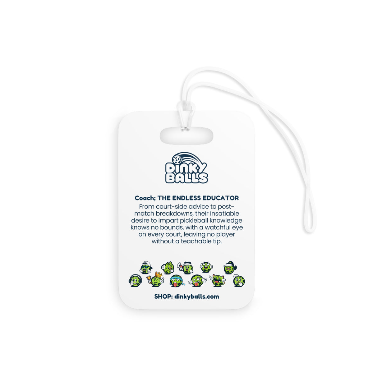 Coach: THE ENDLESS EDUCATOR bag tag