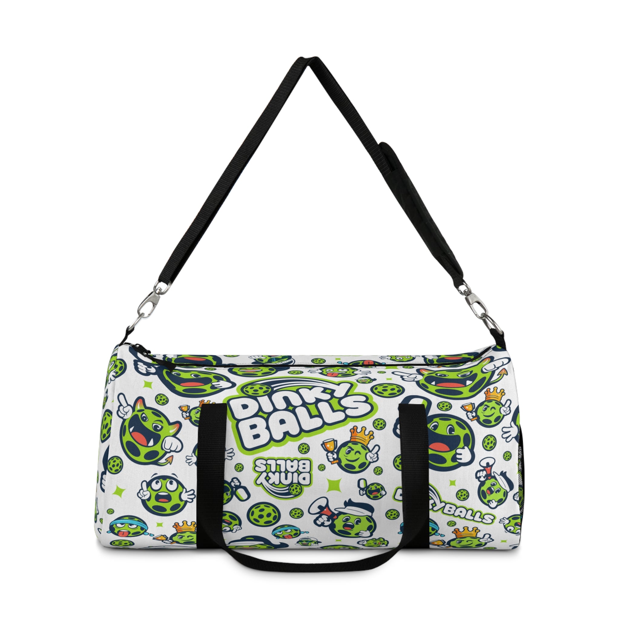 さらに100円引き◆NERDY◆label duffel bag Duffle Bag Color On White – DinkyBalls LLC